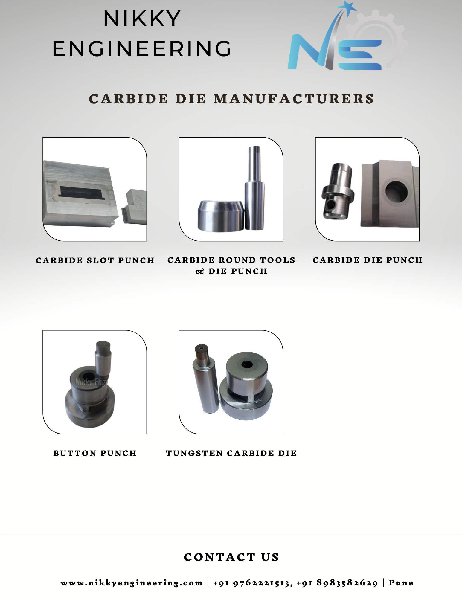 Carbide Die Manufacturers in Pune India, HSS Piercing Punches Manufacturers in Pune India, Carbide punches manufacturers in Pune India, Round Die Punch Manufacturers in Pune India